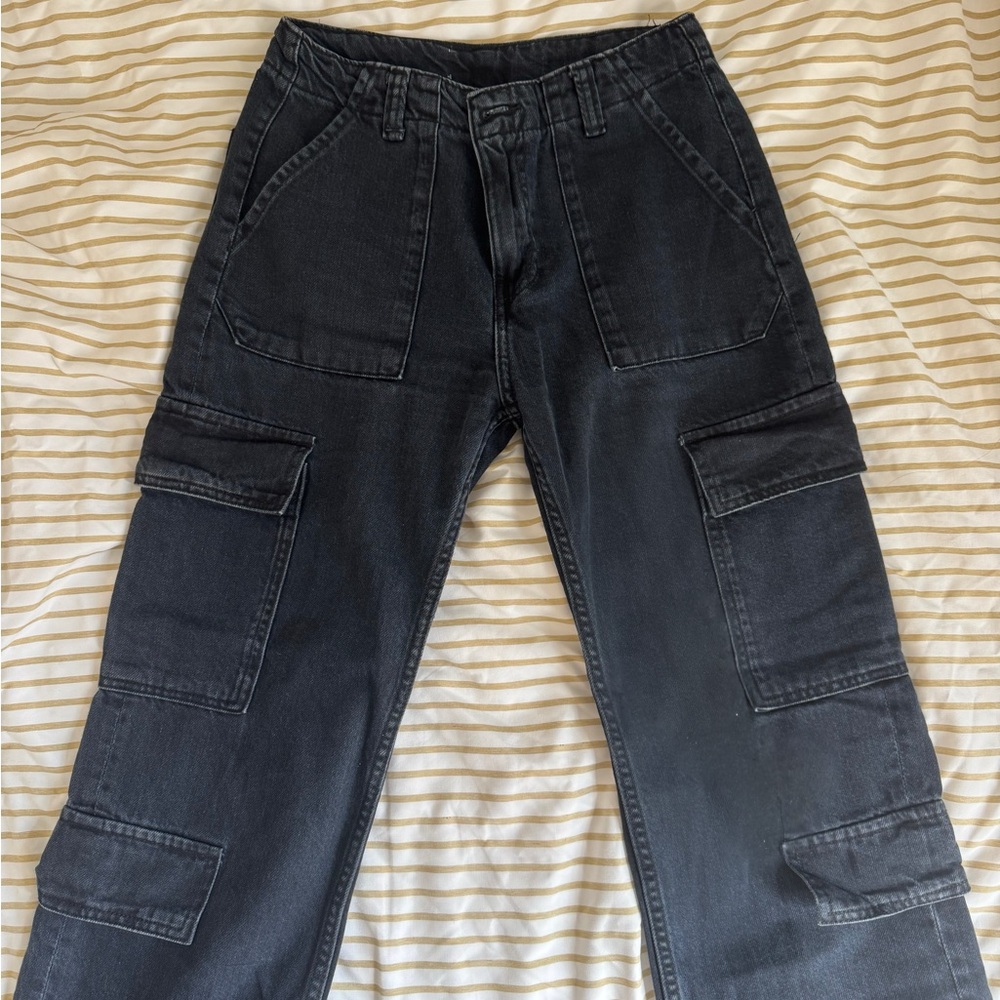 Zara cargo pants - dark navy! Worn once